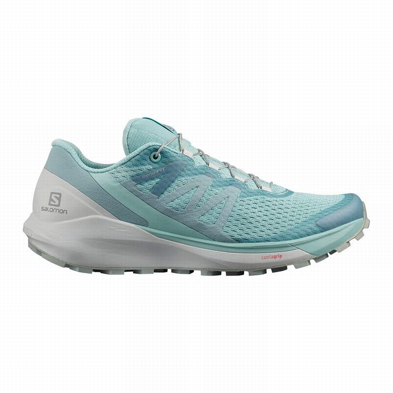 SALOMON SENSE RIDE 4 Philippines - Women's Running Shoes - Turquoise | 035629-OXY